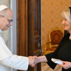 Papa primio predsjedateljicu Vijeća ministara BiH Krišto